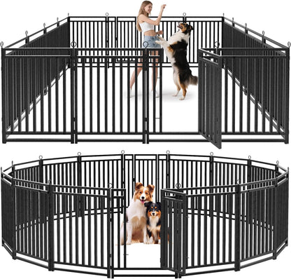 Heavy-Duty Outdoor Dog Fence & Playpen (Multiple Sizes)