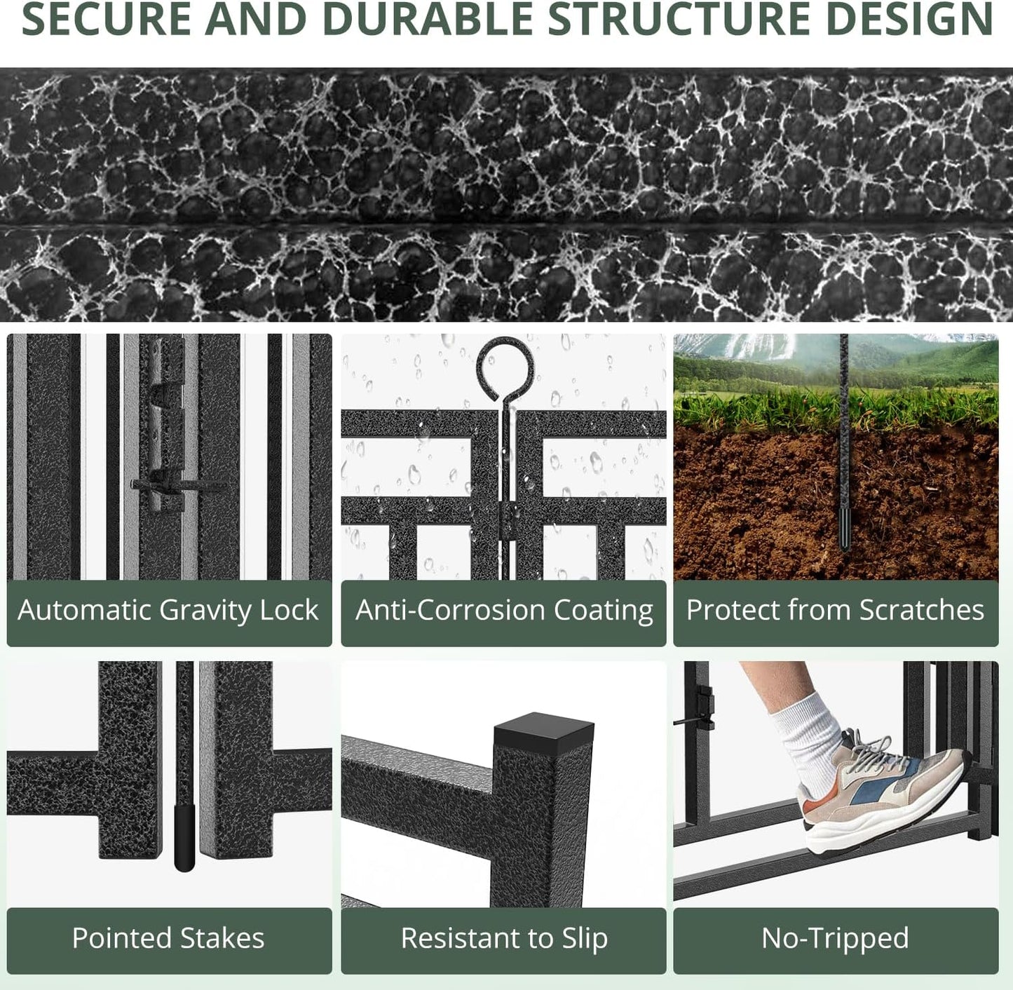 Heavy-Duty Outdoor Dog Fence & Playpen (Multiple Sizes)